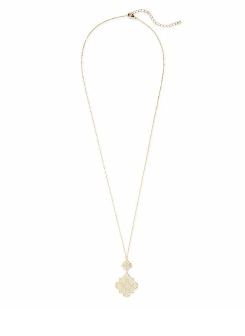 Ava Rose -Filigree Gold Necklace - Lositime