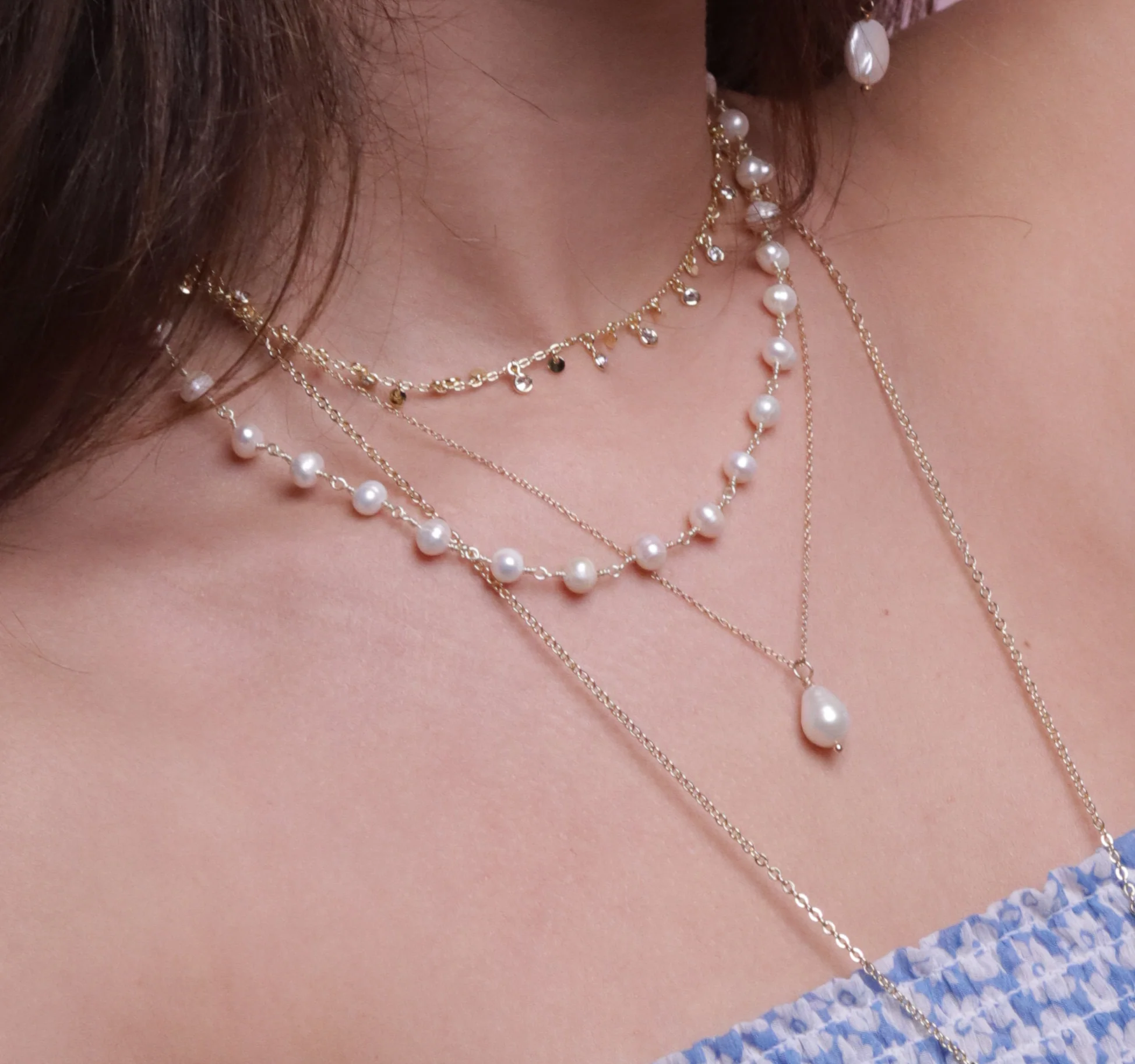 Kesha Freshwater Pearl Necklace - Lositime