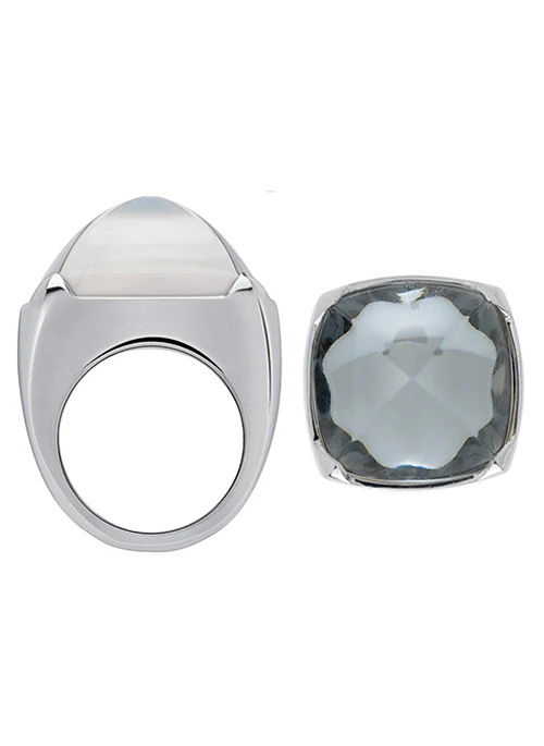 MEDICIS Large Mist  Crystal Ring - Lositime