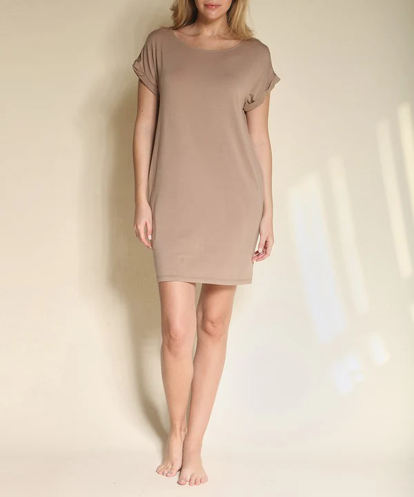 BAMBOO CROP DRESS WITH POCKETS - Lositime