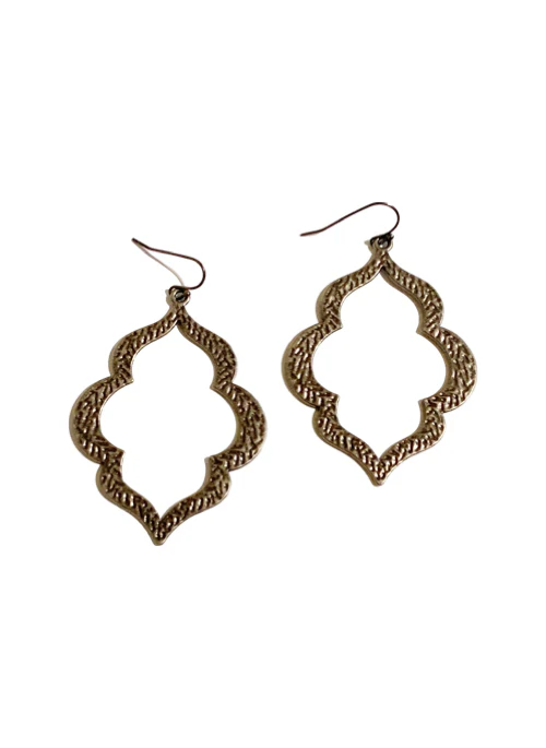 CJ Large Hammered Earrings - Lositime