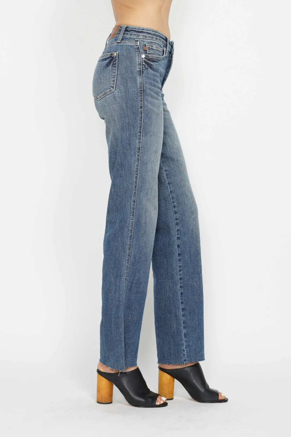 Judy Blue Full Size Tummy Control Straight Jeans - Lositime