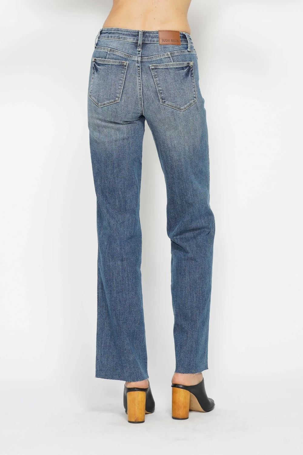 Judy Blue Full Size Tummy Control Straight Jeans - Lositime