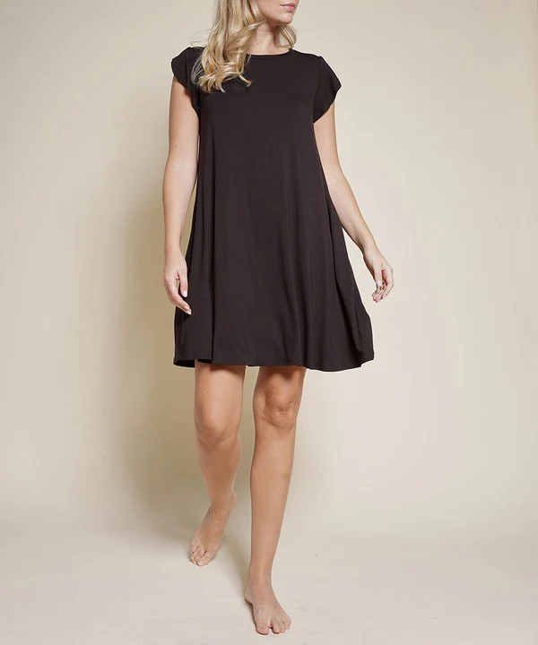 BAMBOO TULIP SLEEVE DRESS - Lositime