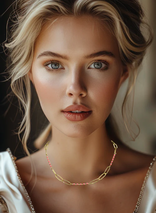 Candace Paperclip Necklace - Lositime