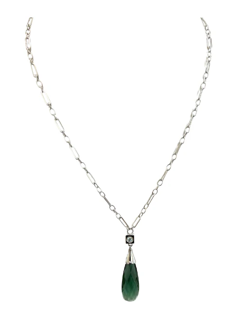 Bexley Green Quartz Necklace - Lositime