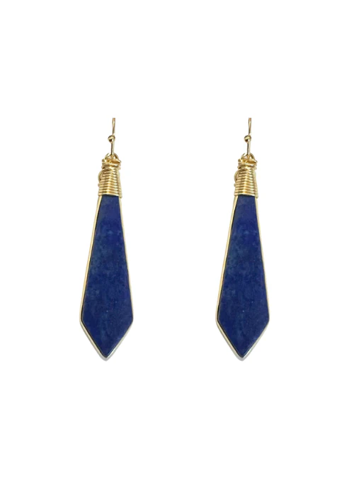Rachel Lapis Lazuli Earrings - Lositime