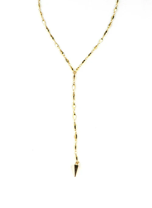 Bridgett Y-Necklace in Silver & Gold - Lositime