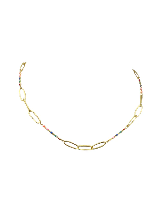 Candace Paperclip Necklace - Lositime
